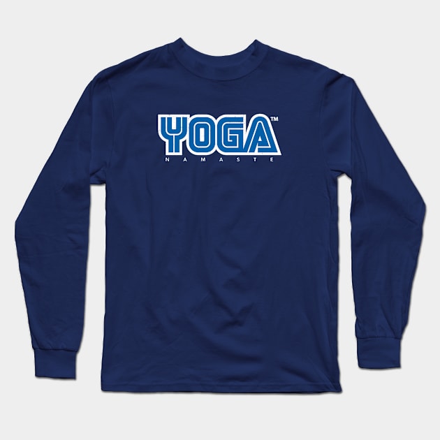 Yoga Retro Sega Gamer Long Sleeve T-Shirt by thedesigngarden